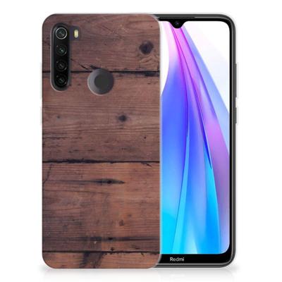 Xiaomi Redmi Note 8T | Bumper Hoesje | Old Wood