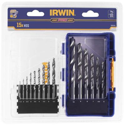 Irwin metaalborenset HSS Pro 15-delig