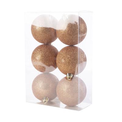 Cosy @Home Kerstballen Koper ø 8 cm - 6 Stuks Cosy @Home Kerstballen Koper ø 8 cm - 6 Stuks