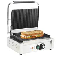 Panini grill gegroefd 2200 W 43x30,5x20 cm - thumbnail