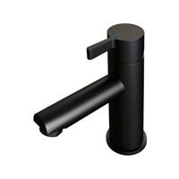 Wastafelmengkraan Brauer Black Edition Coldstart Opbouw Laag Halfronde Hendel Mat Zwart Brauer - thumbnail