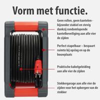 Brennenstuhl Professional Bouwplaats kabelhaspel | KA 3200 5 | IP44 | 33m | H07RN-F 3G2.5 - 9202330110 - thumbnail