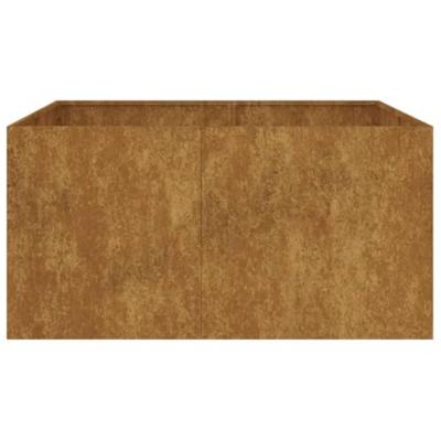 VidaXL Plantenbak 80x80x40 cm cortenstaal