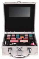 Casuelle Aluminium Make-Up Koffer Zilver - thumbnail