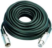 Monacor MEC-20/SW XLR Kabel [1x XLR-stekker - 1x XLR-bus] 6 m Zwart - thumbnail