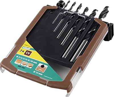 Wolfcraft Houtspiraalboorset | Ø3-10mm | 7-delig | 1 set - 7107000 Wolfcraft Houtspiraalboorset | Ø3-10mm | 7-delig | 1 set - 7107000