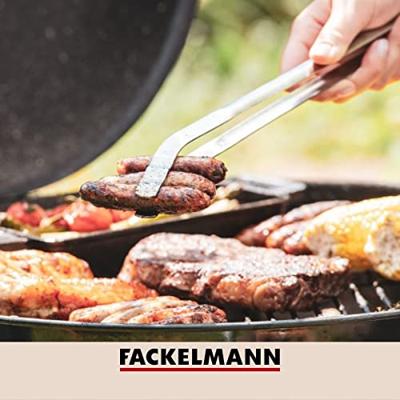 Fackelmann BBQ grilltang rvs lengte 36 cm