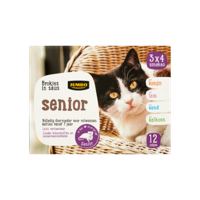Jumbo Kattenbrokjes In Saus Variatie Senior 12 x 100 g - thumbnail