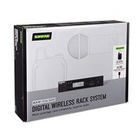 Shure GLXD14R+/93 digitaal draadloos racksysteem met WL93-dasspeldmicrofoon - thumbnail