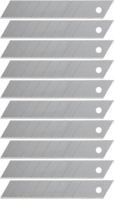 Wolfcraft afbreekmessen | 18mm | 8 segmenten | 10 stuks - 4303000