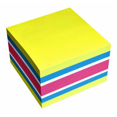 Memoblok info notes kubus 450 vel 75x75mm neon assorti 450 vel | 12 stuks Memoblok info notes kubus 450 vel 75x75mm neon assorti 450 vel | 12 stuks