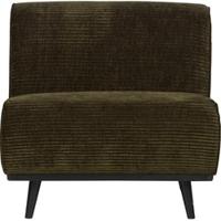 WOOOD Bank 'Statement' 1-zits Element, Rib, kleur Warm Groen - thumbnail