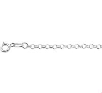 TFT Zilveren Ketting Jasseron 2,5 mm x 90 cm - thumbnail