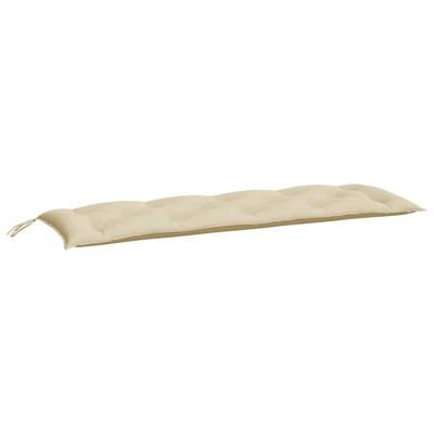 VidaXL Tuinbankkussen 150x50x7 cm oxford stof beige