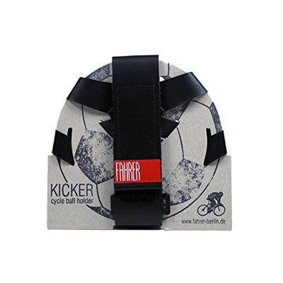 Fahrer kicker voetbal houder gemengd