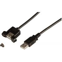 EFB Elektronik k5291sw.1,8 V2 6ft USB A USB A zwarte USB-kabel – USB-kabels (6ft, USB A, USB A, mannelijk/mannelijk, zwart, recht) - thumbnail