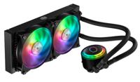 ML240R RGB - Vloeistof-koelsysteem - aluminium - 2 x 120 mm - zwart - thumbnail