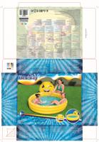 Bestway Opblaasbaar Kinderzwembad Lachstraal 165x144x69 cm +2 Jaar Tuin 53081 - thumbnail