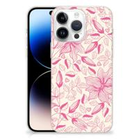 iPhone 14 Pro Max | TPU Case | Pink Flowers - thumbnail