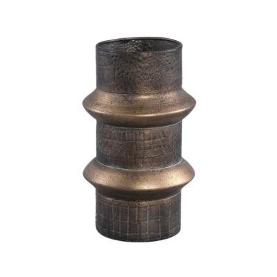 PTMD vaas danzic goudkleurig 23 cm | 4 stuks