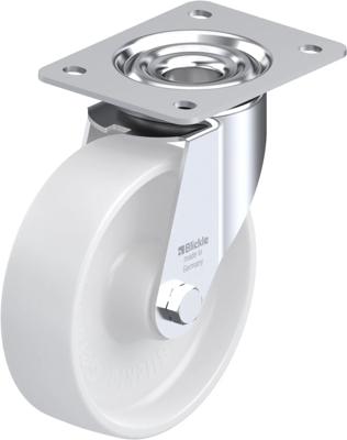 Blickle LE-PO 160R Zwenkwiel Wieldiameter: 160 mm Draagvermogen (max.): 300 kg 1 stuk(s)