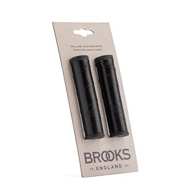 Brooks willow leather grips | black