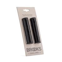 BROOKS Willow leather grip (130+130mm) - black - thumbnail