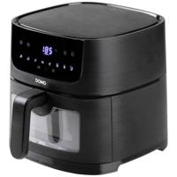 DOMO DO542FR Airfryer 4 l 1350 W Timerfunctie, Met display, Oververhittingsbeveiliging, Anti-aanbaklaag Zwart - thumbnail