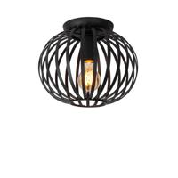 Lucide MANUELA Tafellamp 1xE27 - Zwart - thumbnail