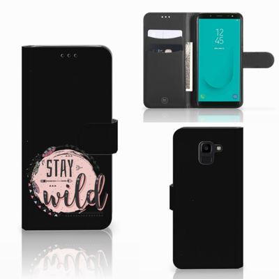 Samsung Galaxy J6 2018 Leuk Hoesje Boho Stay Wild