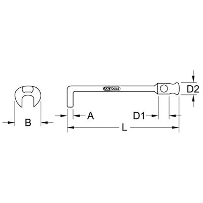 KS Tools 517.9174 517.9174 Klauwsleutel Sleutelbreedte (metrisch) 46 mm KS Tools 517.9174 517.9174 Klauwsleutel Sleutelbreedte (metrisch) 46 mm