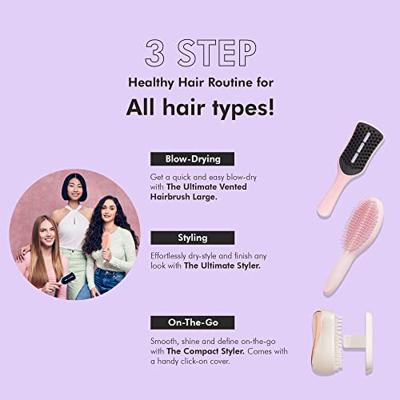 Tangle Teezer compact styler rose gold cream - thumbnail