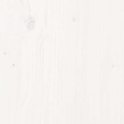 Bedframe met hoofdbord massief grenenhout wit 160x200 cm Bedframe met hoofdbord massief grenenhout wit 160x200 cm