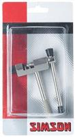 Simson Kettingpons ug/hg staal zilver - thumbnail