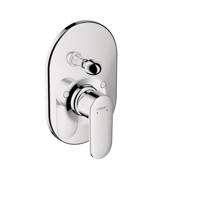 Hansgrohe Inbouw Badmengkraan Vernis Blend Eengreeps Ovaal Chroom - thumbnail