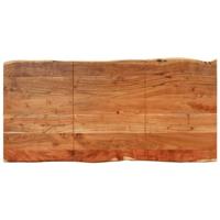 Eettafel 140x70x76 cm massief acaciahout - thumbnail