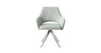Jesper Home Yanai eetkamerstoel Soft Sage turn steel - thumbnail