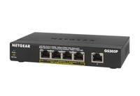 GS305Pv2 - Switch - onbeheerd - 5 x 10/100/1000 (4 PoE) - desktop, wandbevestiging - PoE+ (63 W) - gelijkstroom - thumbnail