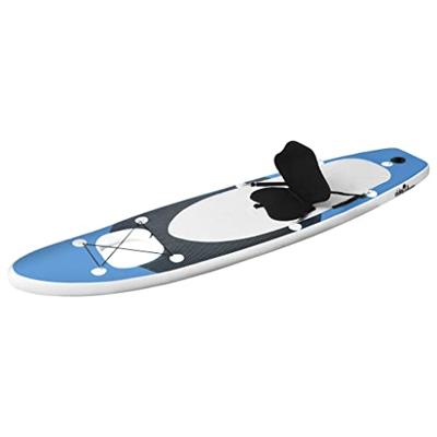 Stand Up Paddleboardset opblaasbaar 330x76x10 cm zeeblauw - thumbnail