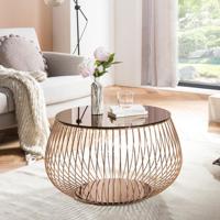 Artistiq Salontafel 'Esra' 72cm, kleur Roségoud - thumbnail