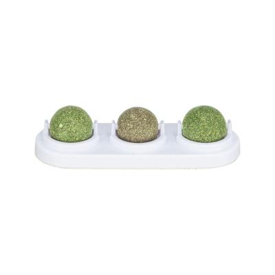 Trixie speelballen matatabi en catnip met houder