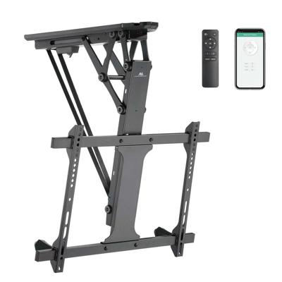 Maclean elektrische plafondbeugel voor TV, TUYA steun, max VESA 600x400, voor schuine wanden, afstandsbediening, 32"-70", 35kg, MC-880T
