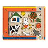 Bambolino Toys Houten puzzel nijntje chunky, 7st. - thumbnail
