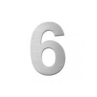 Stoer! Huiscijfer Forte 75Mm Zelf Nr.6 Inox - 57750006 - thumbnail