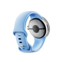 Google Pixel Watch 2 – het beste van Google en Fitbit – hartslagmeting, stressmanagement en veiligheidsfuncties – Android – aluminium behuizing in gepolijst zilver – sportarmband in Bay – LTE - thumbnail