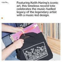 AM Clean Sound Keith Haring Record Tote Bag - thumbnail