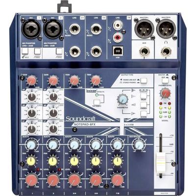 Soundcraft Notepad-8FX mengpaneel