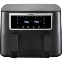 Bourgini Duo Heteluchtfriteuse 2x4L 2600W Zwart - thumbnail