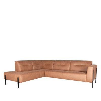 LABEL51 Bank Napoli - Cognac - Robuust - Micro Suede