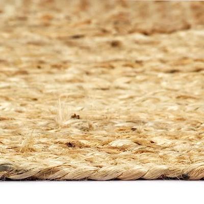 Vloerkleed handgemaakt 120x180 cm jute naturel